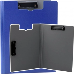 Suport pentru scris cu două cleme A4 albastru