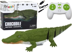 Crocodil acvatic cu telecomandă, plutitor, controlat de la distanță