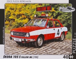 Puzzle Retro Škoda 105 S Follow Me 40 de piese