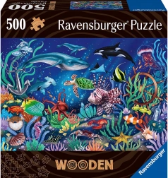 Puzzle din lemn Lumea subacvatică – 500 de piese