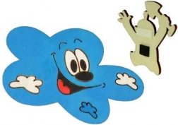 Magnet decorativ din lemn Norișor