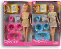 Păpușa mămică Lucy cu accesorii