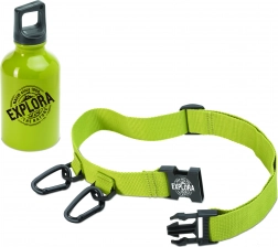 Navir Explora sticlă de aluminiu pentru băut cu curea