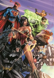 Puzzle 1000 piese Compact DC Comics Liga Dreptății (Justice League)