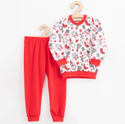 Pijama din bumbac pentru copii New Baby Christmas 128/134