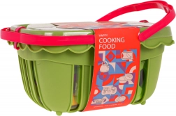 Coș de picnic cu fructe și legume pentru copii