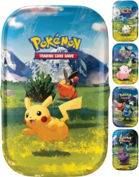 Pokémon TCG Ascended Heroes mini tin (cutie metalică) cu 2 boostere - 1 bucată