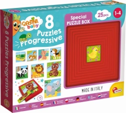 Puzzle progresive pui 8 în 1 LISCIANI
