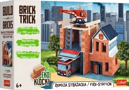 Set de construcție BRICK TRICK stație de pompieri XL