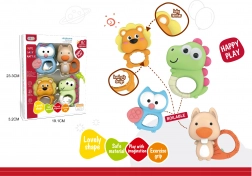 Zornăitoare animăluțe, set 4 buc.