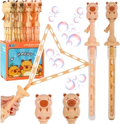 Baloane de săpun capibara 49,5 cm cu baghetă triunghiulară pliabilă, 100 ml