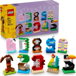Cifre LEGO pentru aniversări cu animale