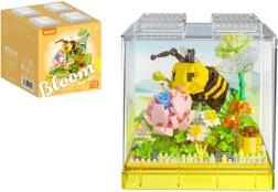 Mini set de construcție KOCO cu albină, în cutie transparentă, 688 de piese