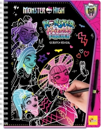 Caiet de schițe razuibil Monster High – Forever Friends