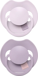 Suzetă din silicon dinamică PRIME 18m+ 2 buc liliac/violet