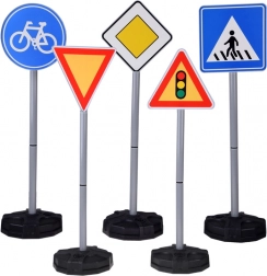 Set educațional de semne rutiere pentru copii