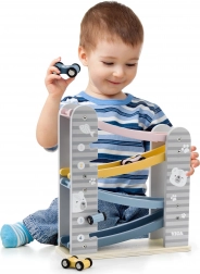 Pistă de curse din lemn pentru mașinuțe VIGA PolarB