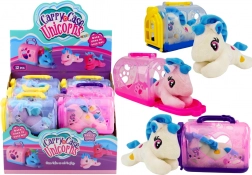 Micul unicorn cu transportor - Jucărie de pluș