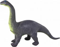 Figurină mare dinozaur brahiosaur cu sunet 33 cm gri