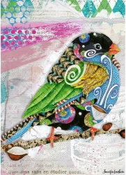 Puzzle Ravensburger Pasăre abstractă 1000 piese