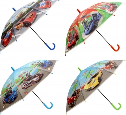Umbrelă pentru copii cu motiv auto 50 cm
