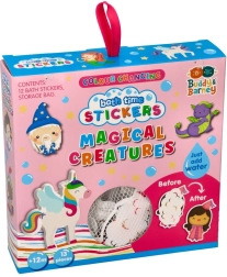 Autocolante de baie care își schimbă culoarea Ființe Mistice cu plasă de depozitare