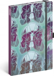 caiet Star Wars A5 cu bandă elastică și buzunar