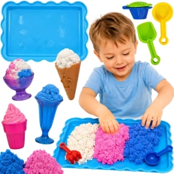 WOOPIE Nisip kinetic gelaterie cu deserturi, 24 de piese