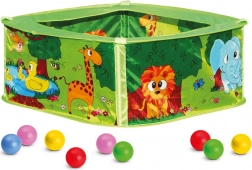 Bino piscină verde cu bile