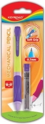 Creion mecanic KEYROAD Neo 0,7 mm – blister, mix de culori
