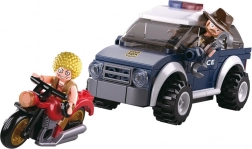 Sluban poliție off-road și hoț pe motocicletă