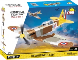 Set de construcție avion Dewoitine D.520 de la COBI (1:32), 335 de piese