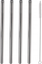 Paie din inox cu perie 21,5 cm – set de 5 buc
