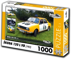 Puzzle RETRO-AUTA Škoda 120 L VB 1000 piese