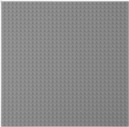 Placă de construcție pentru seturi de construcție gri 40x40 cm
