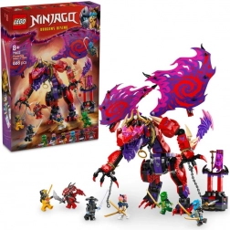 LEGO NINJAGO dragonul haosului Thunderfang set de construcție pentru copii de la 8 ani