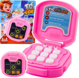 Joc electronic X și 0 TIC TAC TOE, 9 moduri, roz
