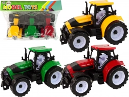 Set de Tractoare Agricole Colorate 3 Buc