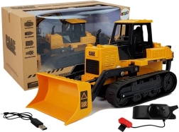 buldozer RC pe șenile controlat prin gesturi ale mâinii 2,4 GHz 1:28