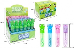 Suflator de baloane de săpun în formă de broască 14 cm