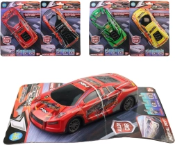 Mașinuță de curse din metal cu propulsie inerțială pentru copii 3+