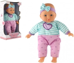 Păpușa My Little Friend cu fundiță 30 cm