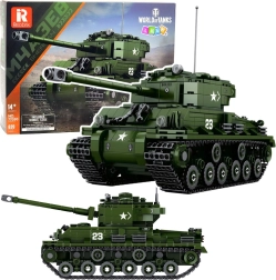 Set de construit tanc Sherman M4A3E8 la scară 1:30, 839 piese