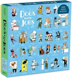 Puzzle Galison Câinii la muncă 500 piese