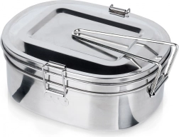 Caserolă turistică din oțel 2 piese 350/900 ml REDCLIFFS