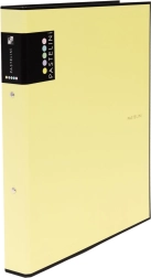 Biblioraft A4 PASTELINI galben, 2 inele laminat