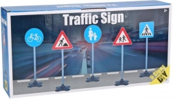 Set de indicatoare rutiere pentru copii 81 cm – 5 buc