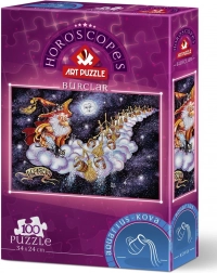 Puzzle Semnul zodiacal Vărsător 100 piese