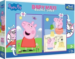 Puzzle Baby MAXI 2x10 Peppa Pig Zi Veselă