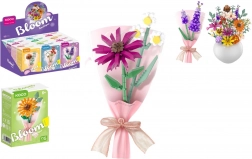 Set de construcție KOCO mini buchet din piese pentru vazuță, mix de tipuri